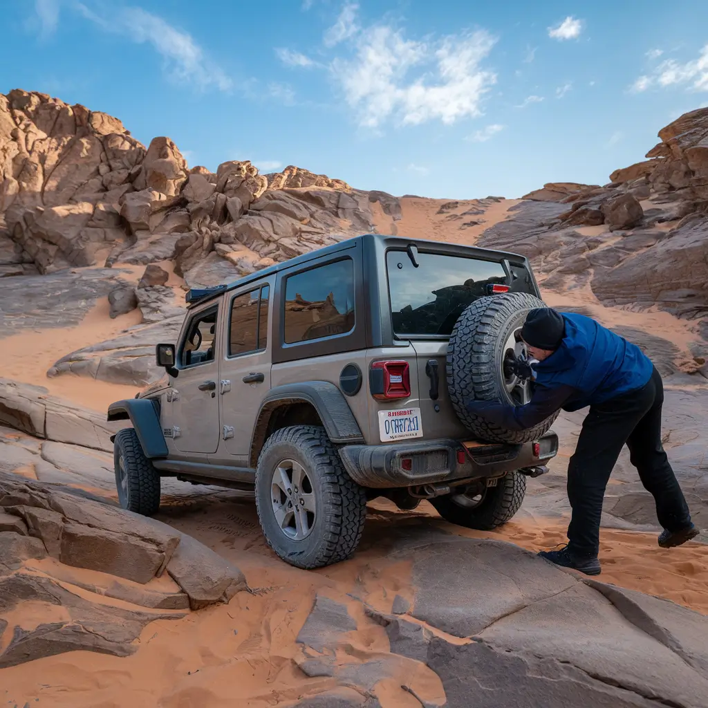 Flat tyre repair Abu Dhabi