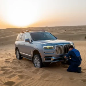 Flat tyre repair Abu Dhabi