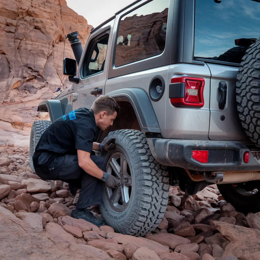 Mobile tyre service Abu Dhabi 
