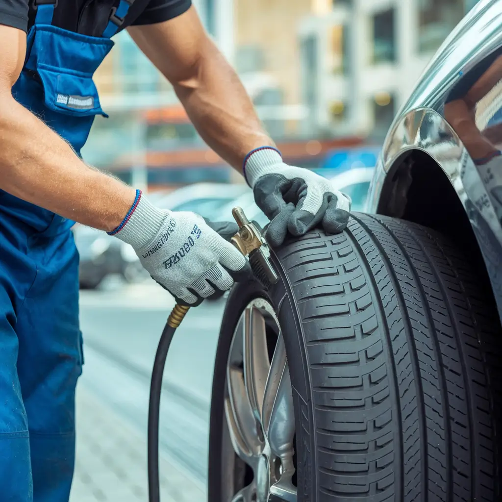 Tyre replacement in Abu Dhabi