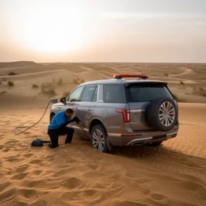Mobile tyre repair Abu Dhabi