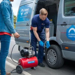 Mobile tyre repair Abu Dhabi
